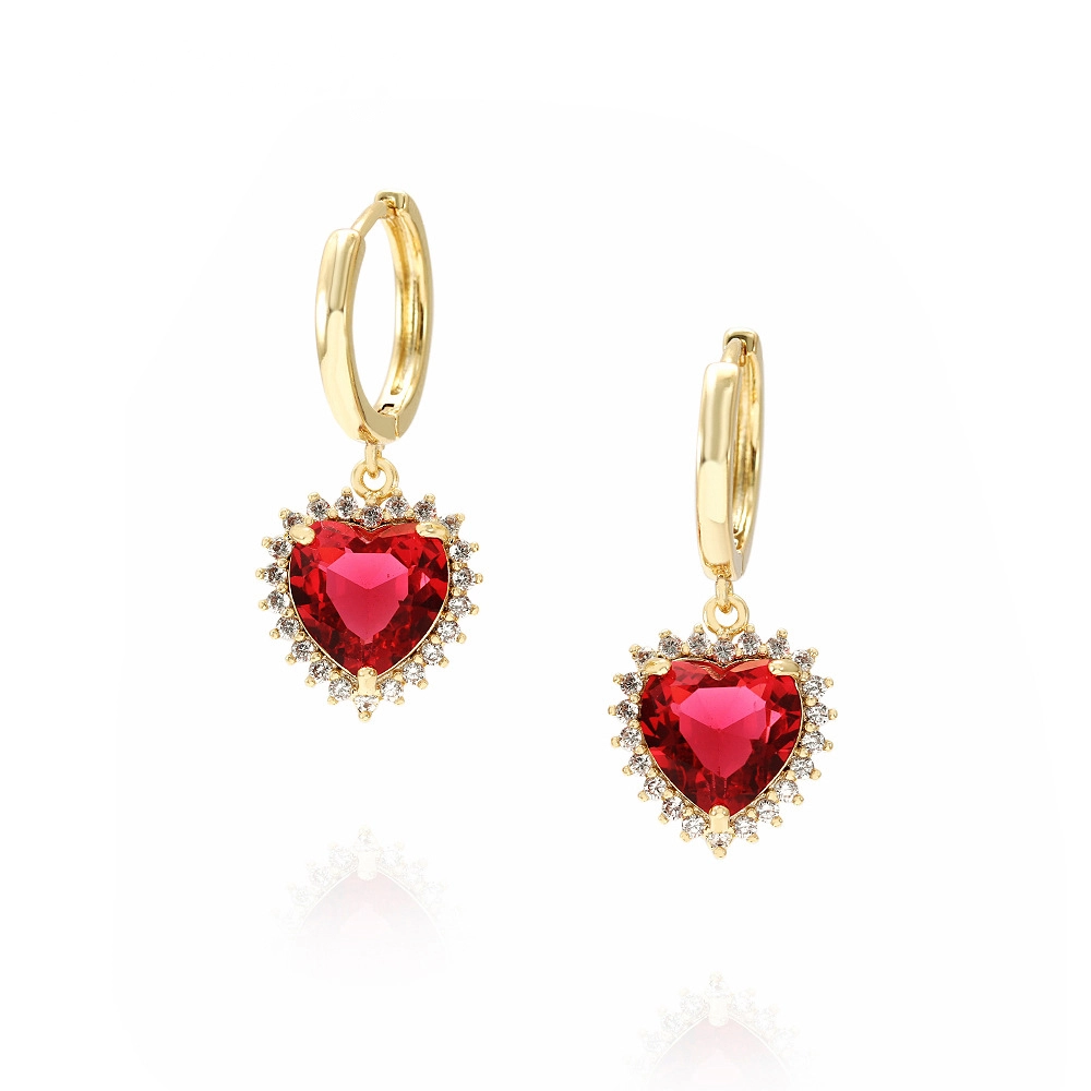 Hainon Zircon earrings simple fashion European and American earrings jewelry for women wholesale 1