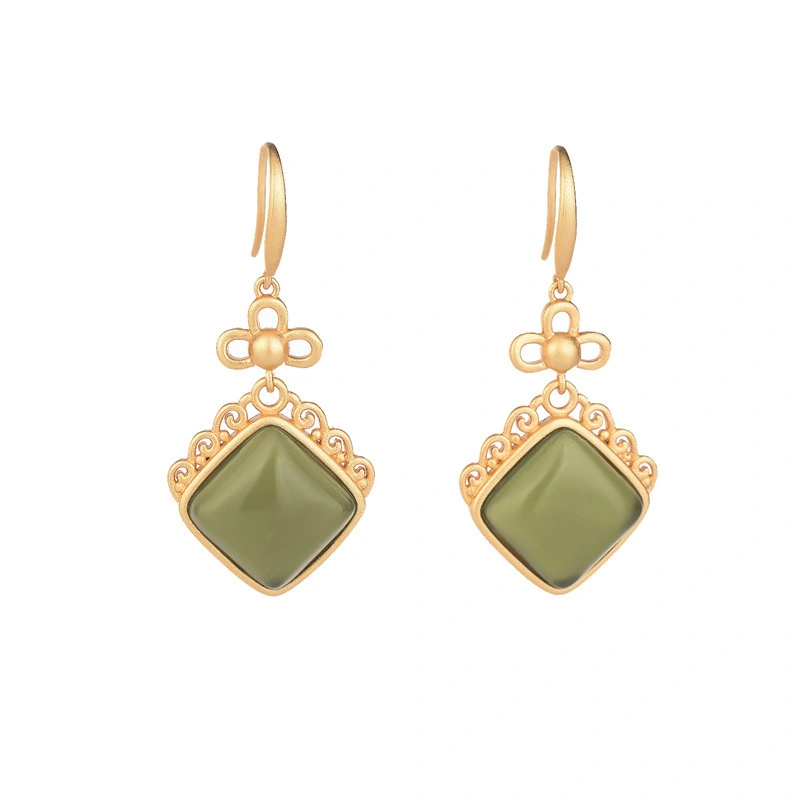 Hainon 2022 fashion Creative design new all match high end court simple female earrings jewelry for girl 1