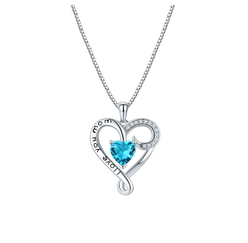 Hainon necklace Romantic heart MOM jewelry necklace Mother's Day gift custom necklace Pre-sale products 1
