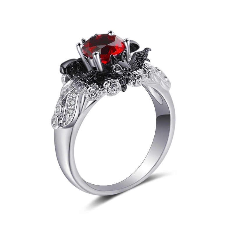 Hainon Creative rings for men Simple bat personality jewelry rings jewelry women dropshipping 1