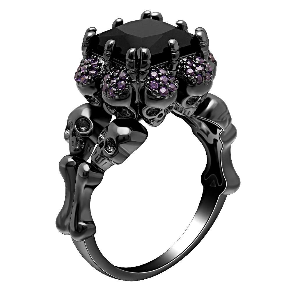 Top Quality wedding Ring jewelry punk style new mens jewelry Skull men's ring wholesale 1
