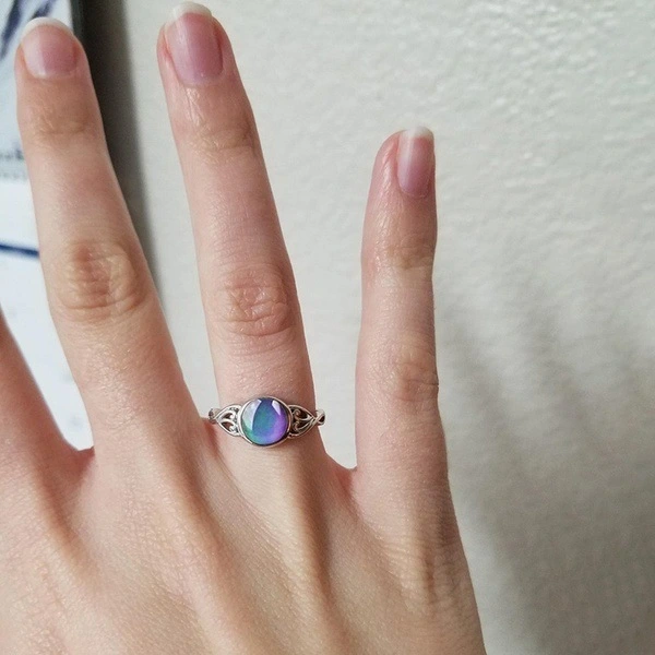 Hainon Women wedding ring Unique design round shape engagement ring wholesale 1