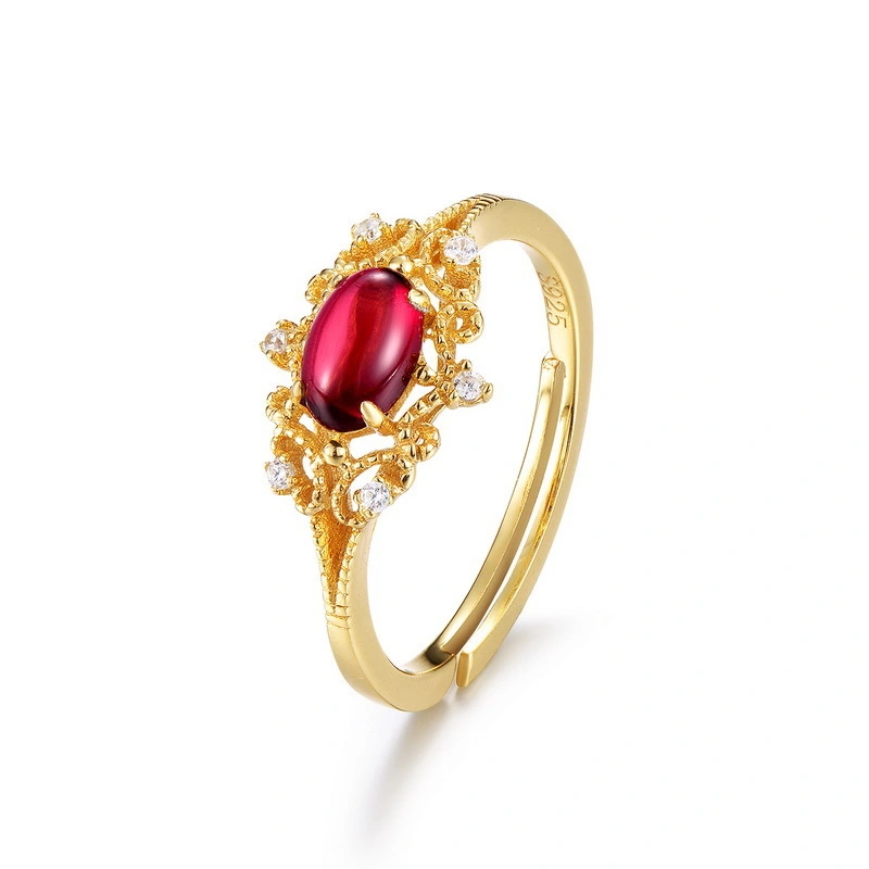 Hainon Simple designs jewellery rings for women 18k gold jewelry women adjustment wedding ring 1