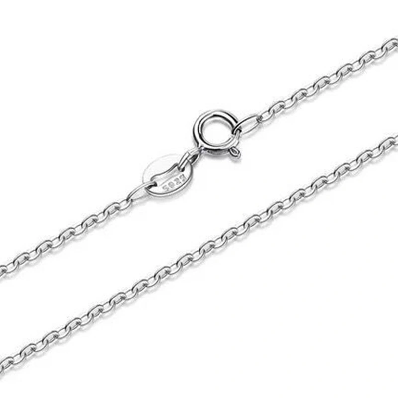wholesale Silver color Cross Chain stamped stock for 16 18 20 inch factory price brass material women men necklace 1