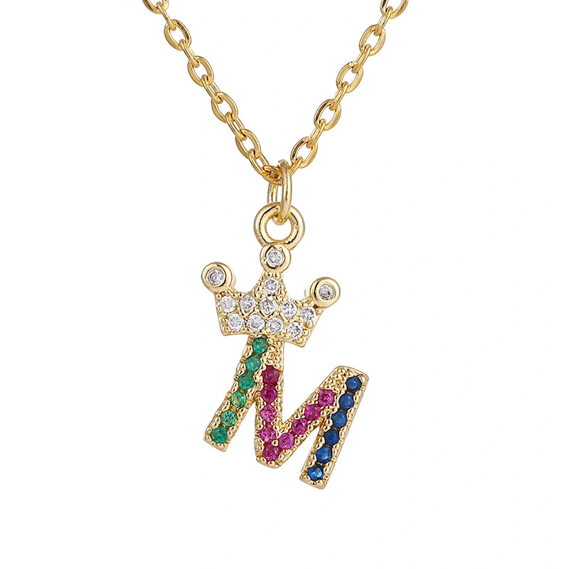 Hainon Initial Necklaces Platinum Plated Letter Necklace With Initials Dainty Charm Cute Gifts For Little Girls 1