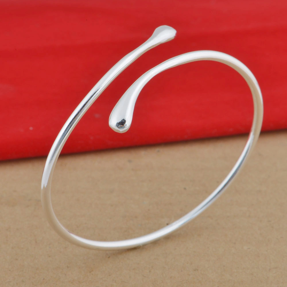 Hainon Chinese factory plating silver jewelry bangle women in stock 1