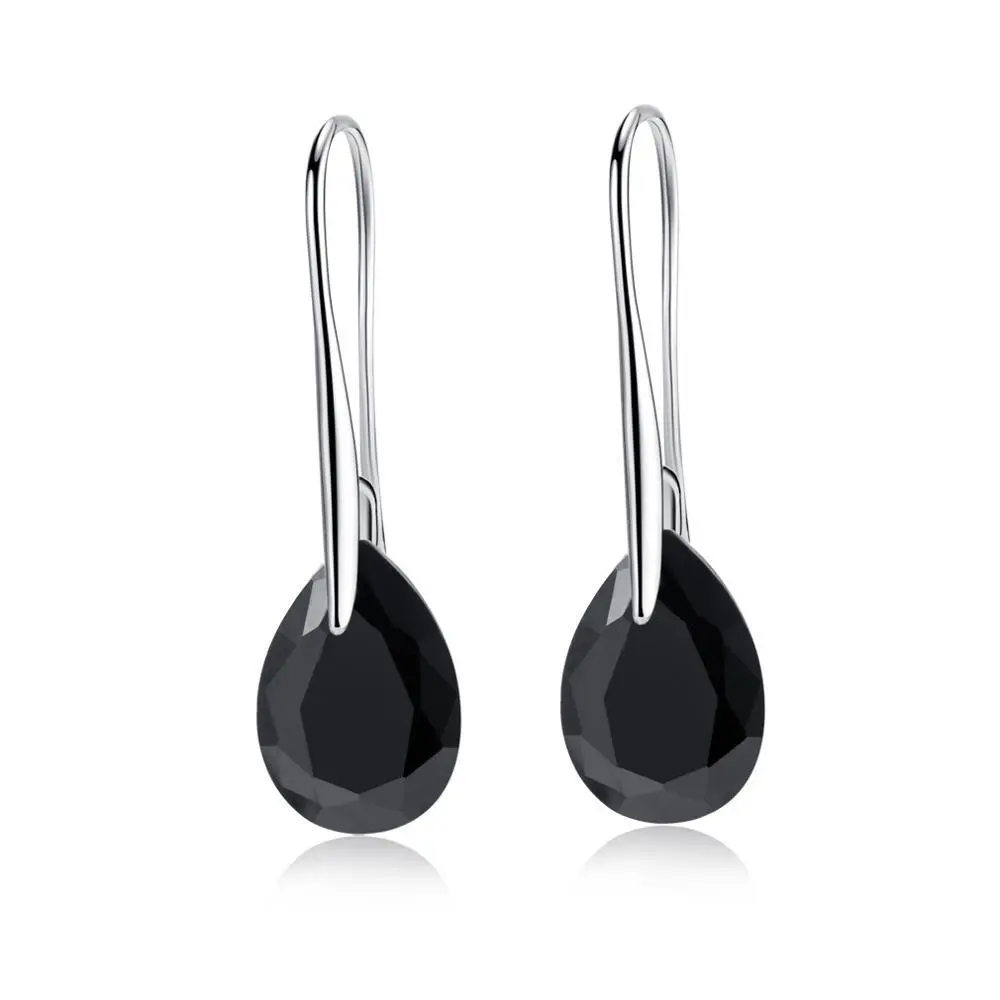 Hainon earrings jewelry Fashion water drop zircon earrings women simple style wholesale 1