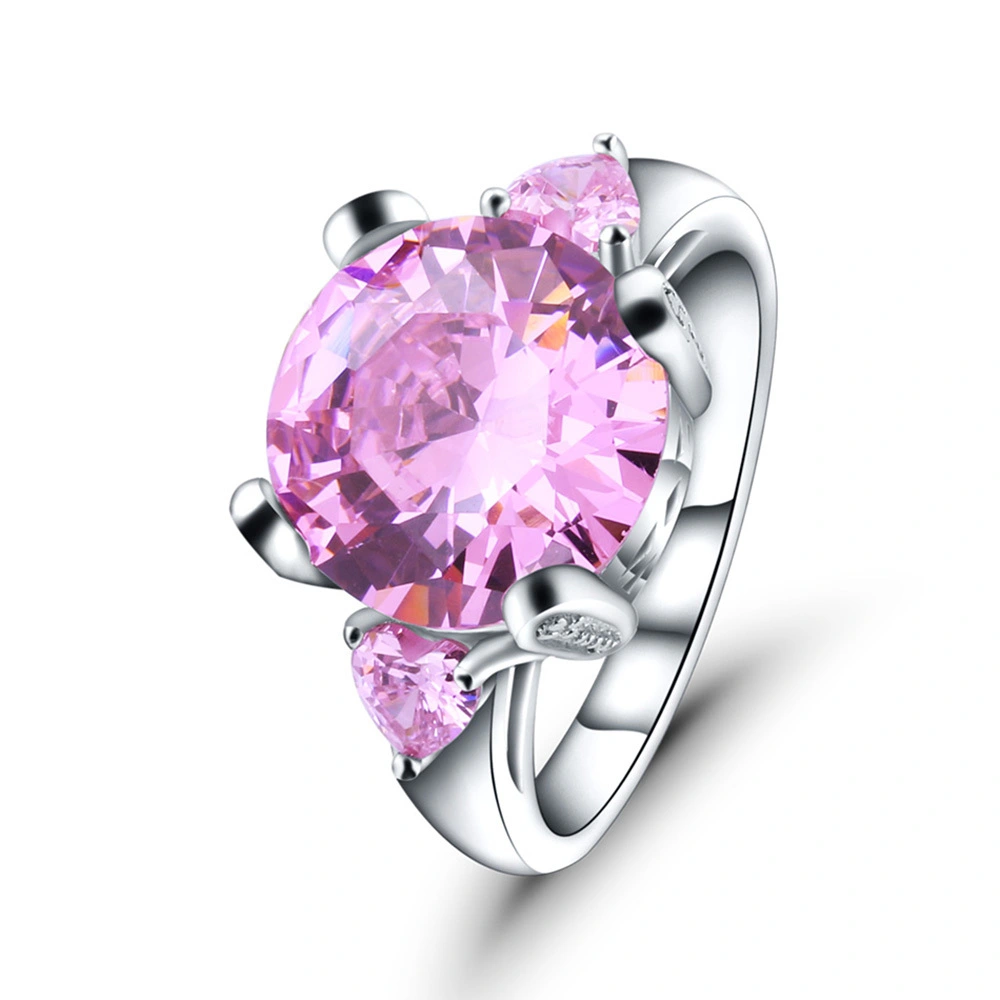 Factory Cheap Wholesale Unique Simple Design Engagement Ring Zircon Valentine's Day Gift Wedding Ring 1