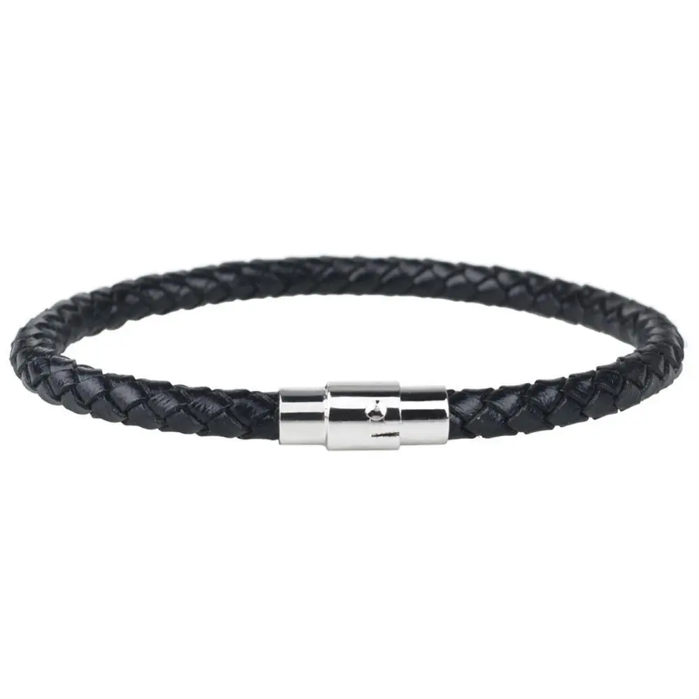 Hainon Factory stock leather bracelet 20cm bracelet men and women charm magnet bracelet 6mm wholesale 1