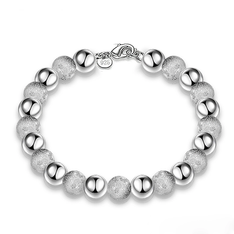 Fashion jewelry New products bead bracelet accessories women silver Bracelets wholesale 1