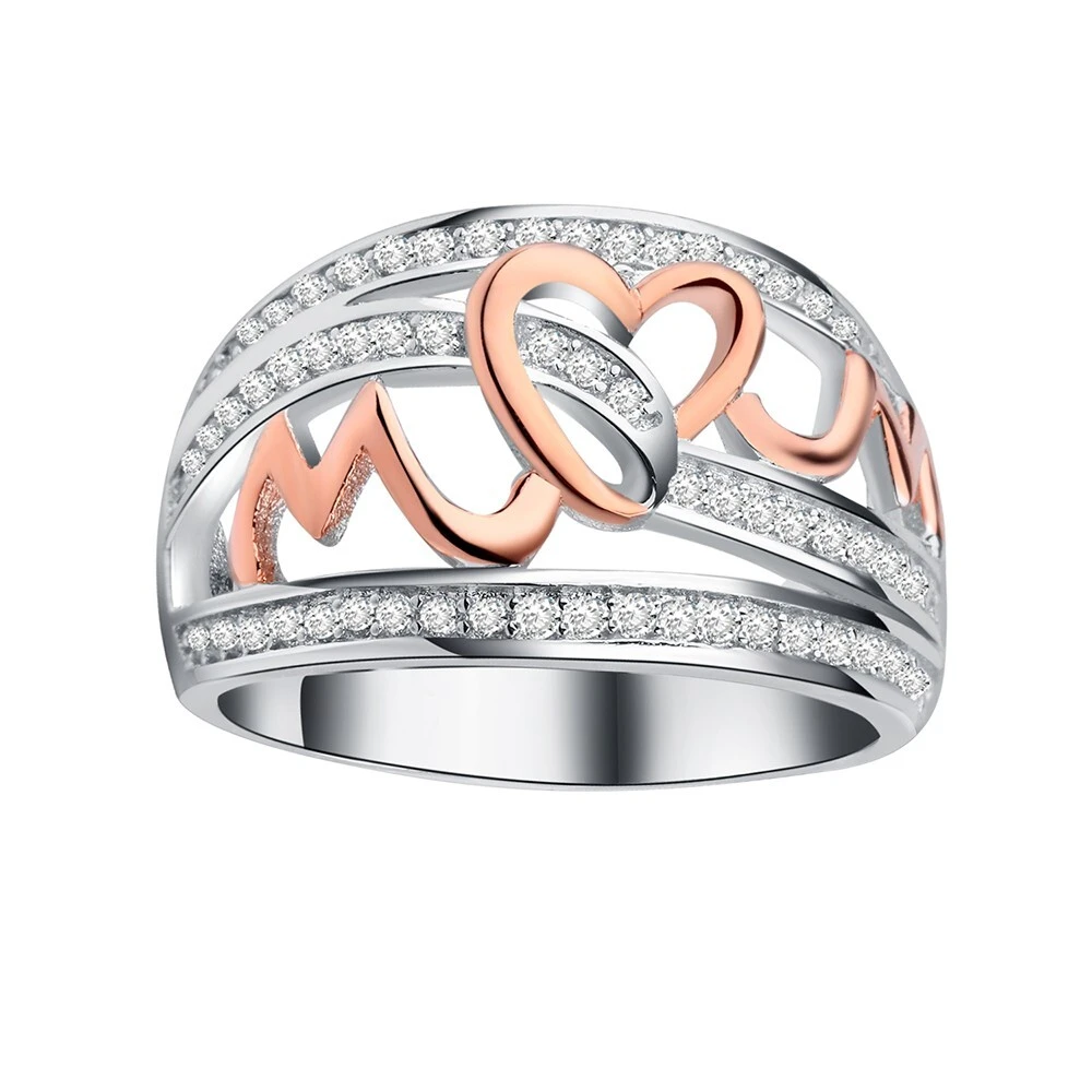 New Arrivals 2019 Retro LOVE Silver Ring unique design rose gold Rings jewelry women wholesale 1