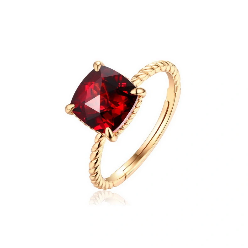 Hainon Hot Trending 18K Gold Dubai Wedding Brass Diamond Rings Jewelry For Women 1