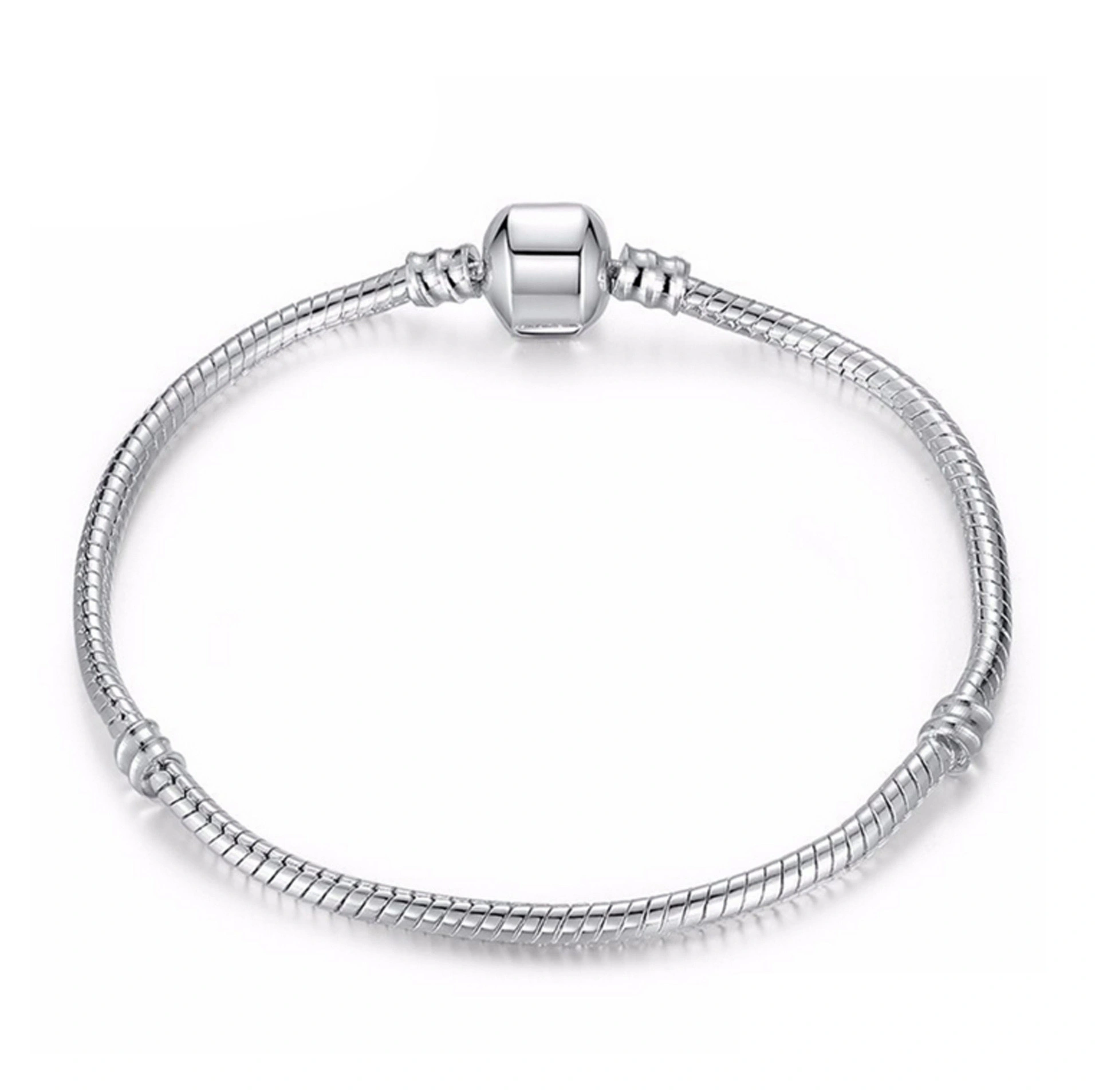 Hainon woman bracelet DIY beaded chain basic bracelet round snake bone bracelet wholesale Gift card flannel bag set 1