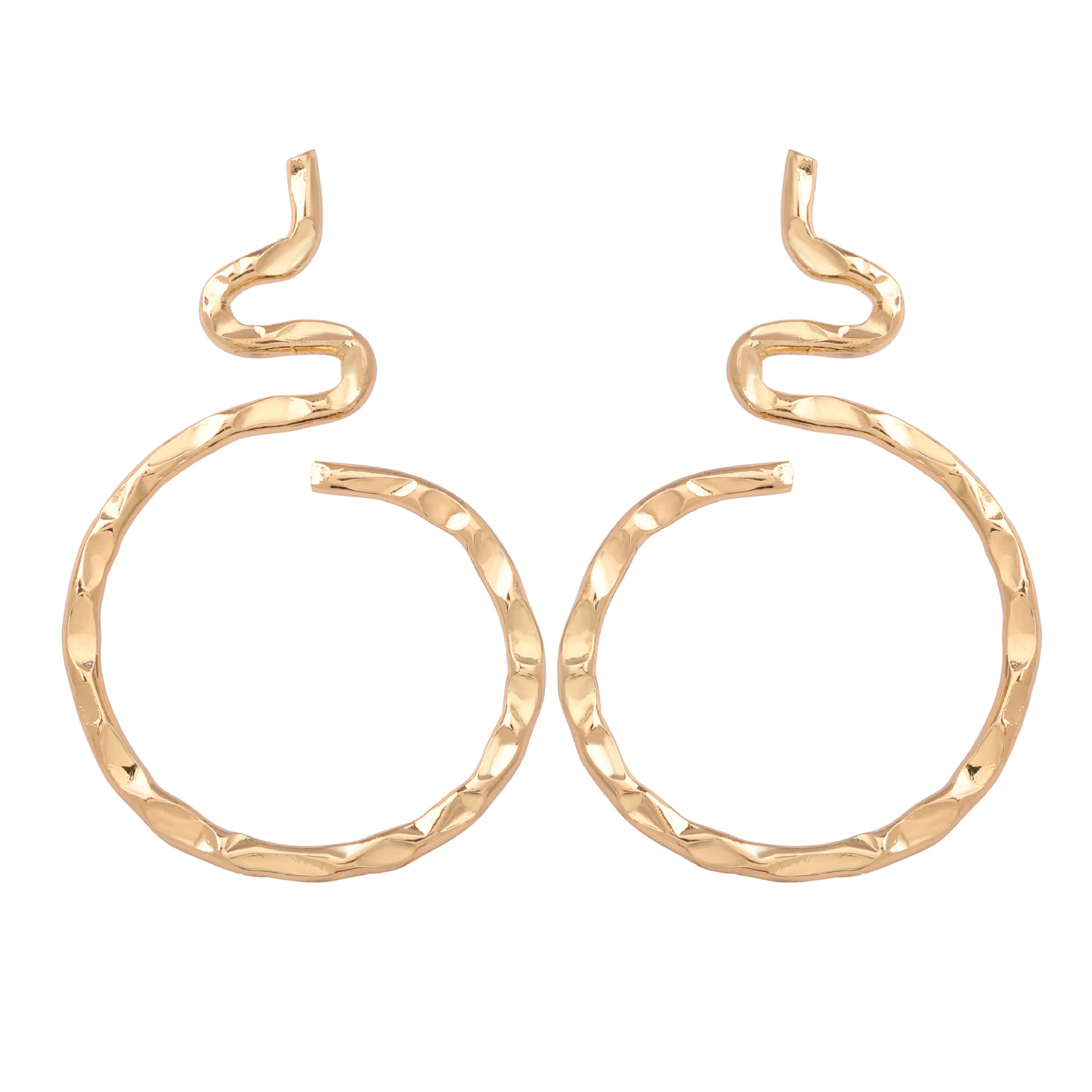 Hainon new design irregular shape stud Earrings for Women Hypoallergenic Gift card flannel bag set wholesales 1