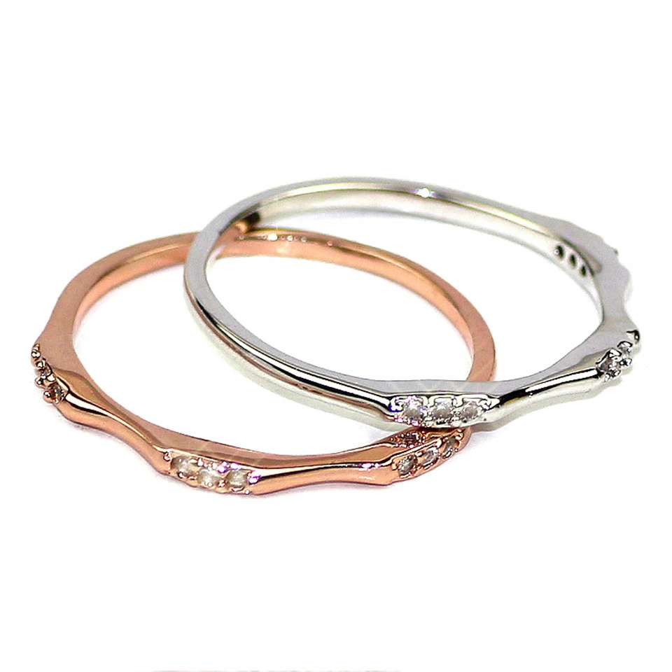 Hainon gold plated jewelry rings Hot sale Lady's tail ring engagement rings for women 1 dollar wholesale JZ219 1