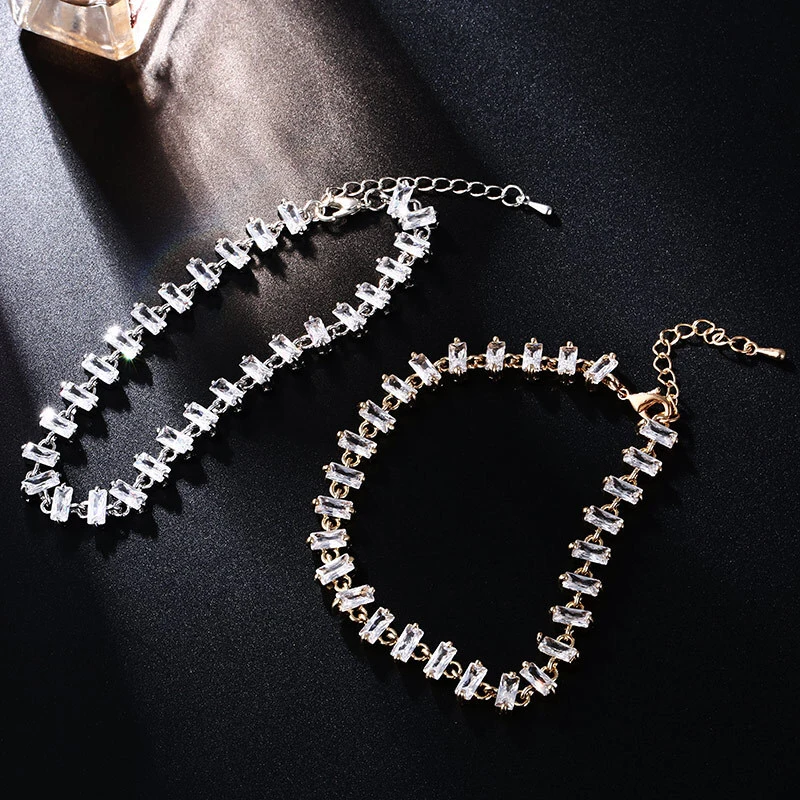 2018 Hainon July Shiny colored zircon bracelets 7mm 18cm girlfriends best gift jewelry wholesale bracelets 1