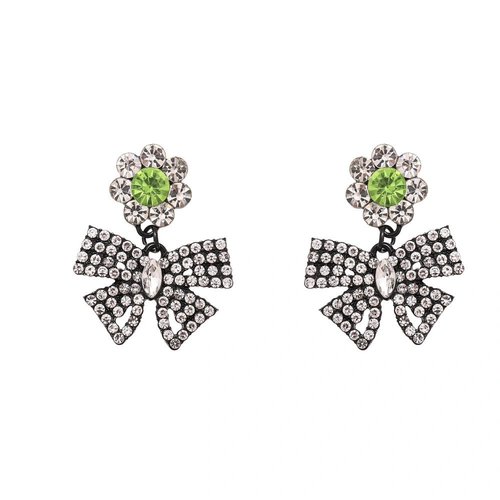 Hainon Large birthstone Earrings for Women Geometric Genuine cz Earrings Crystal Drop Earrings gift 1