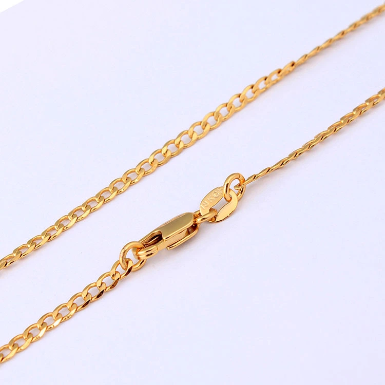 wholesale gold chain necklace stock for 16 18 20 22 24 26 28 30 inch factory stock 1