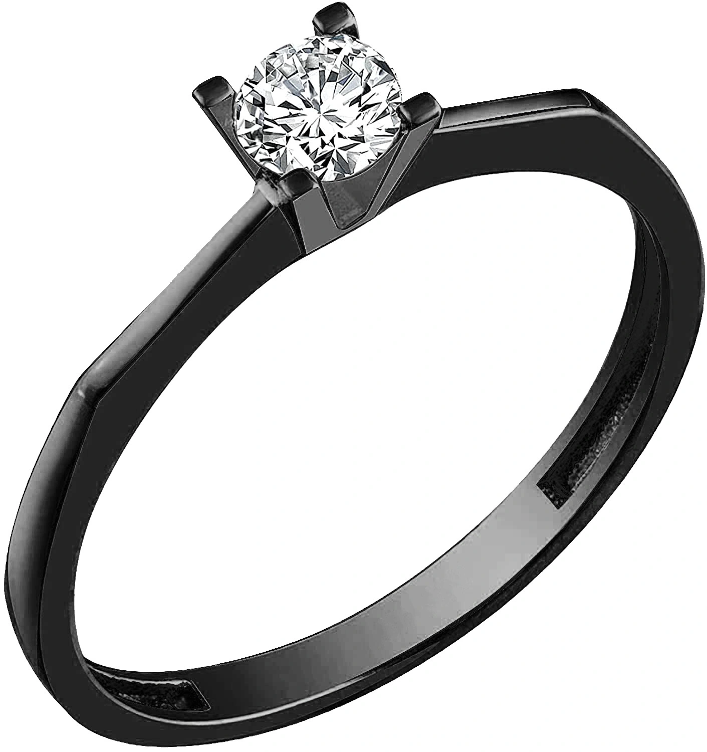 Hainon fashion jewelry High quality Adjustable Size Rings Black gold ring Wedding Ring Gift card flannel bag set 1