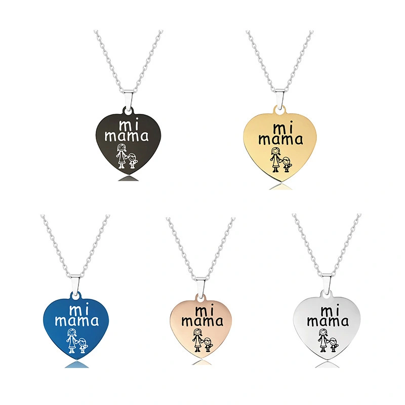 Hainon Heart Best Mom Mother Gift Floating Living Memory Locket Necklace Pendant for Women gift set 1