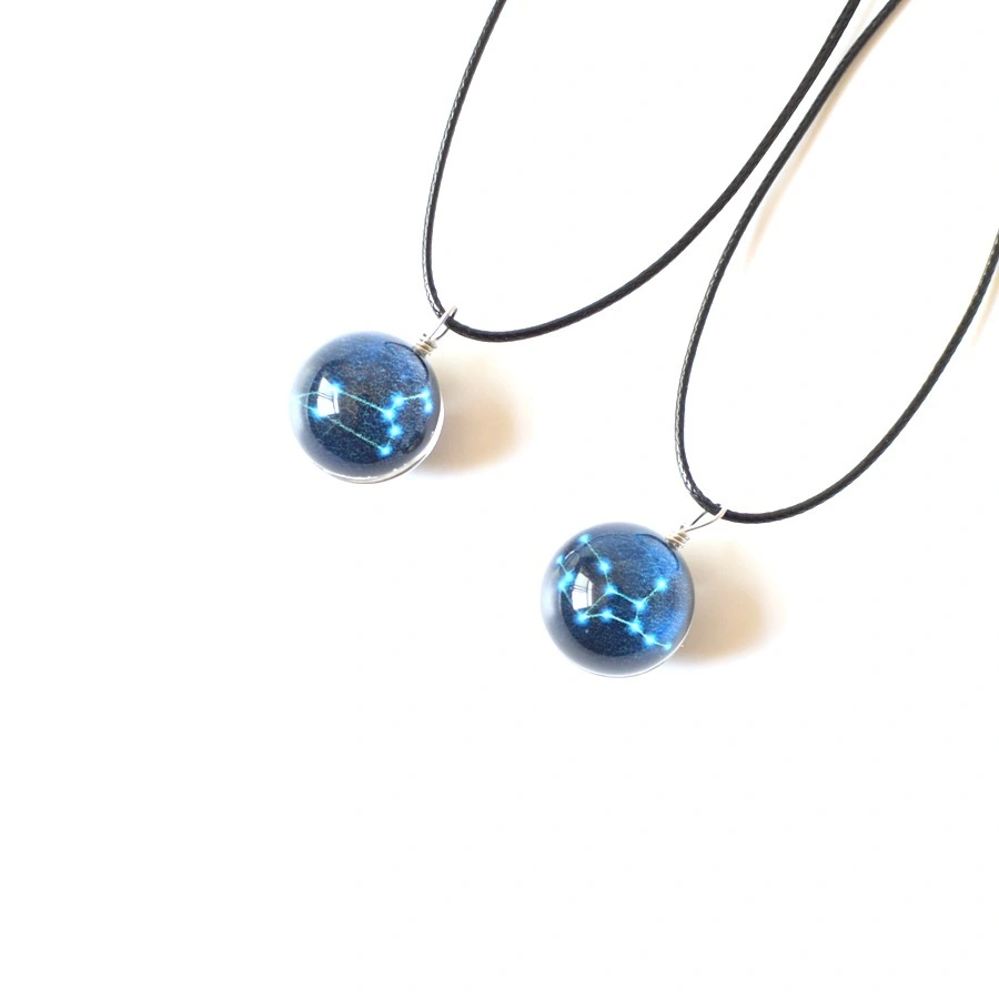 Hainon Luminous 12 Zodiac Signs Necklace Women's Collarbone Chain Necklace Wholesale 1