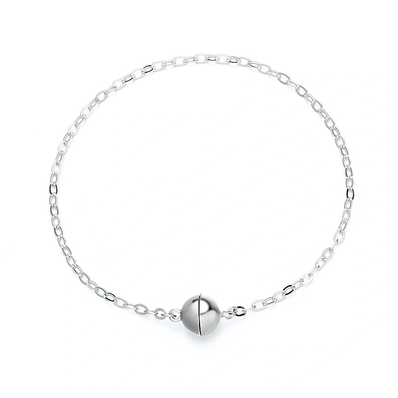 Hainon wholesale fashion Jewelry Chain Charm Sterling Silver Bracelet jewelry for Teen Girls Christmas Gifts 1