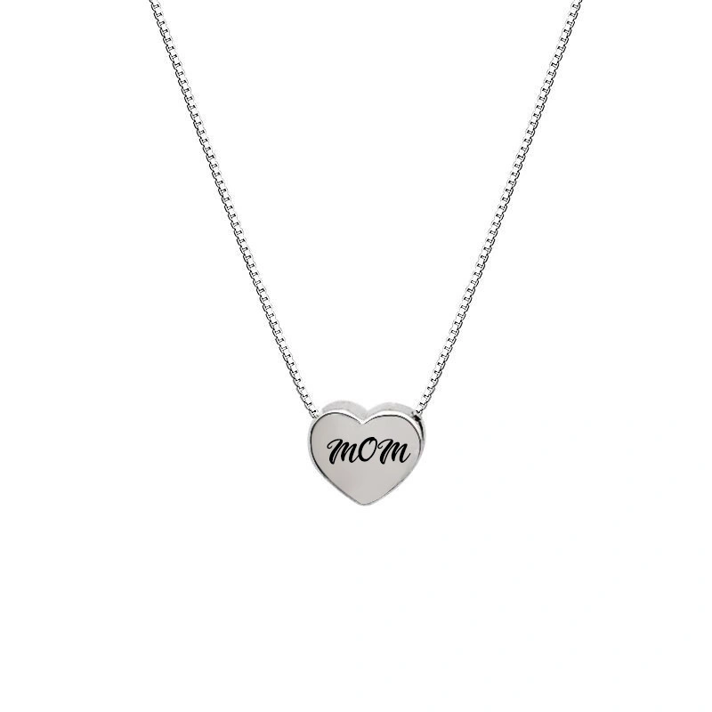 2021 fashion 925 Sterling Silver necklace Mother's Day pendant necklace women jewelry wholesale Customized name 1