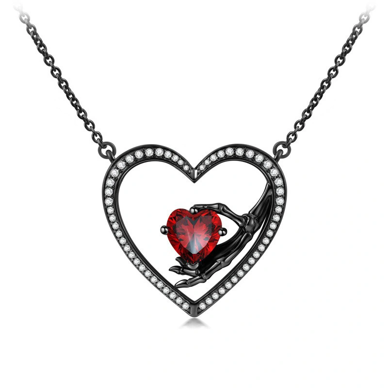 Hainon heart necklace Personalized I Love You All My Heart Hand Couple necklace 2022 jewelry 1