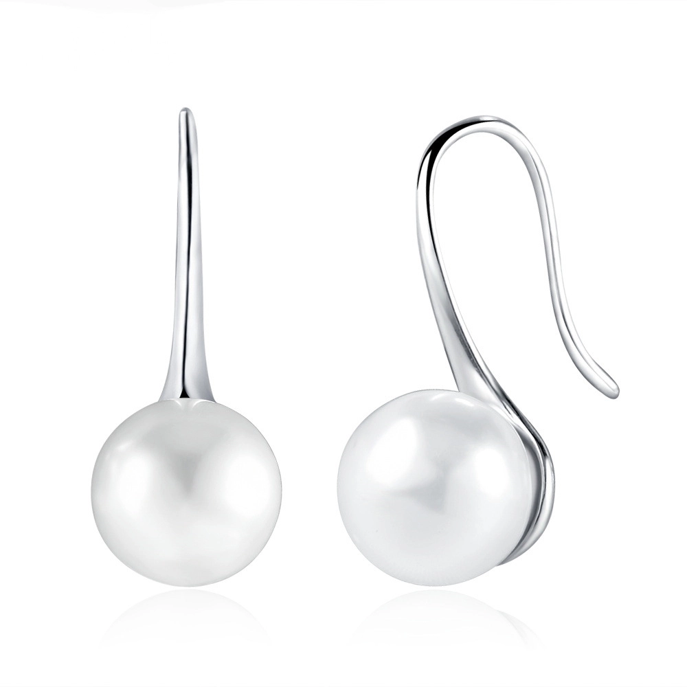Earrings women Romantic Christmas Imitation pearl Earrings Sweet Irregular Drop Glazed earrings For Women jewelry gift 1