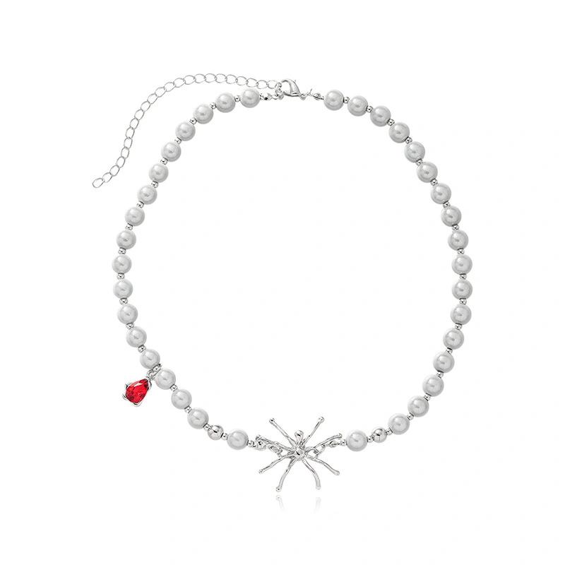 Hainon jewelry Chokers Necklaces red beads fashion long pearl necklace for women Best festival gift 1