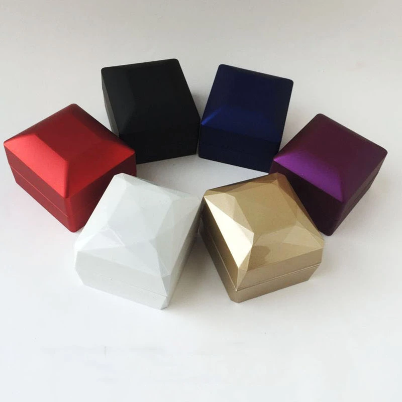 Wholesale luxury custom plastic jewelry storage set ring packaging jewelry gift box with logo 1