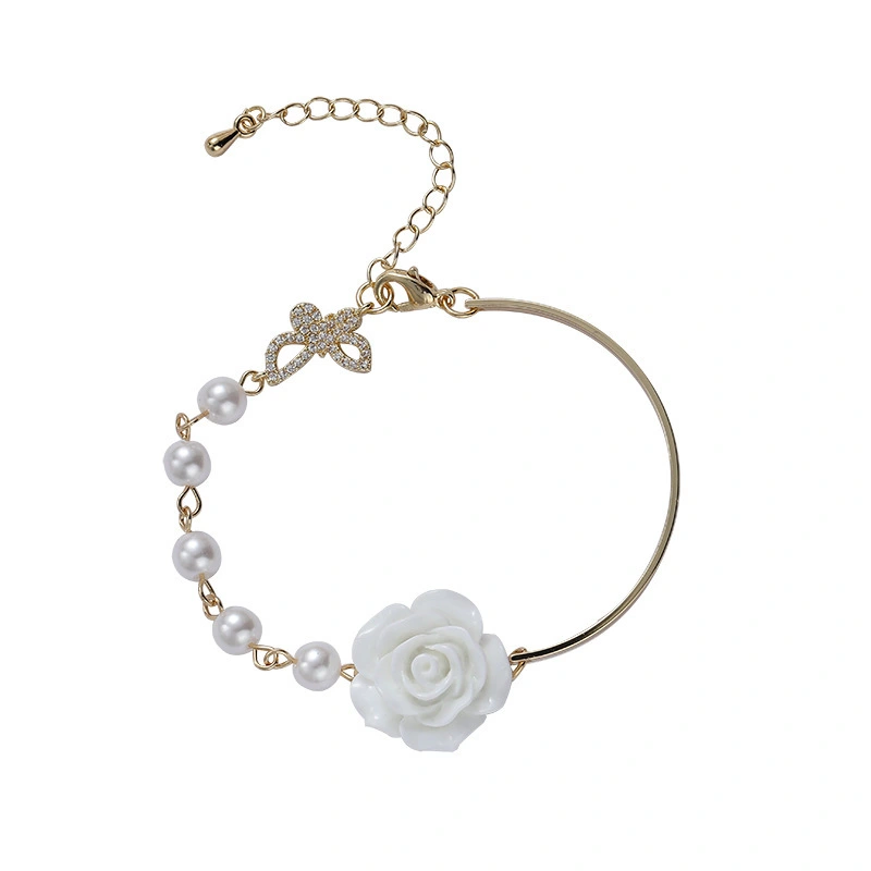 Hainon pearl bracelets & bangles women bracelet flower Irregular charm bracelets wholesales 1
