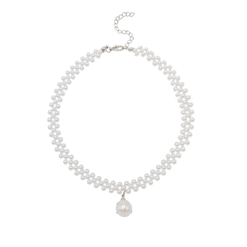 Hainon jewelry Chokers Necklaces round cz fashion pearl necklace for women Best festival gift 1