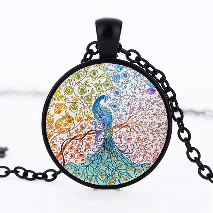 Hainon Summer new jewelry necklace Fashion peacock vitality jewelry custom necklace Spot wholesale 1