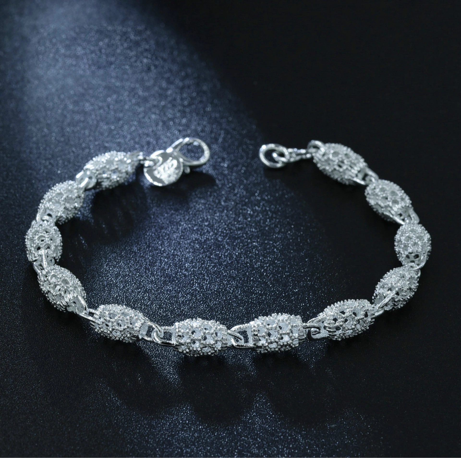 Hainon bracelet mens for women Korean version of hot new fashion bracelet wholesale Gift card flannel bag set 1