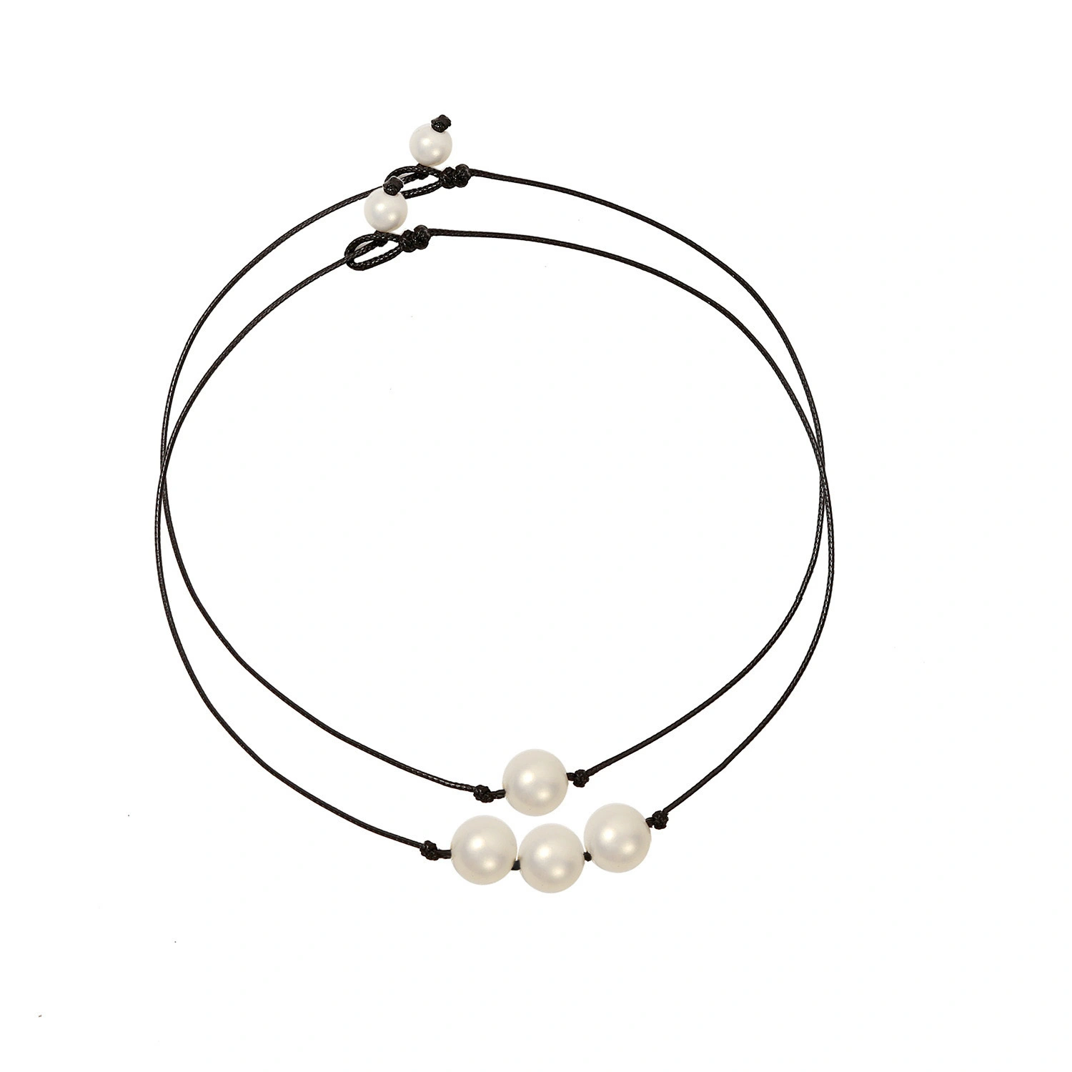 Hainon fashionable double chains necklace rope jewelry pendant necklace women Best holiday gifts 1