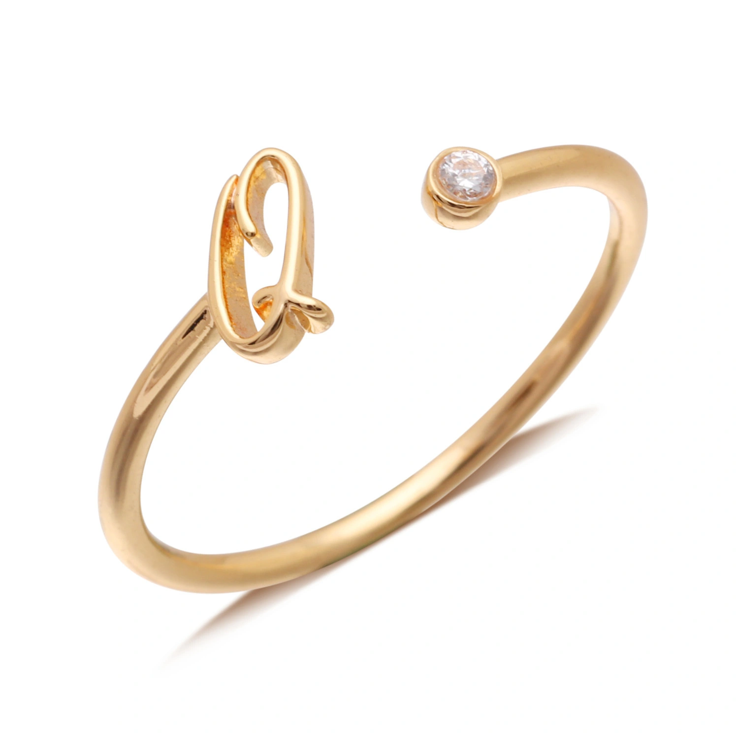 Hainon rings English 26 letter ring Stainless steel gold plated jewelry for women rings Inventory clearance products 1
