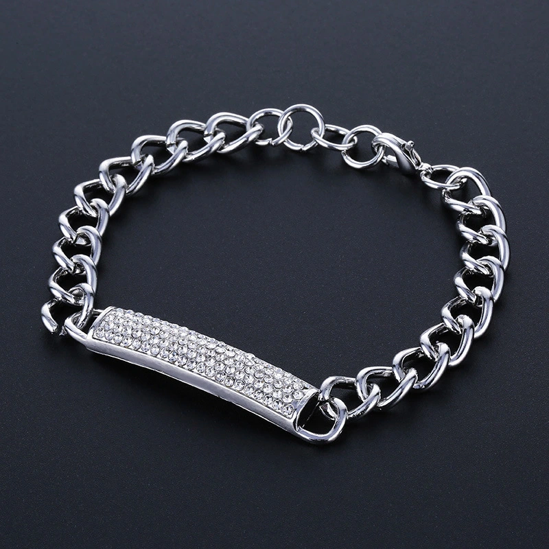 Sweet luxury micro-inlaid square zircon bracelet girlfriends fashion Handmade couple jewelry beads bracelet 1