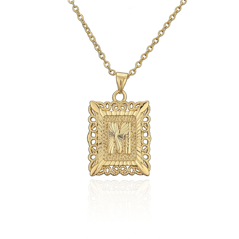 Hainon Personalized Letter Pendant for Initial Necklaces for Women A-Z Elegant Charms for Gold Jewelry gift card 1