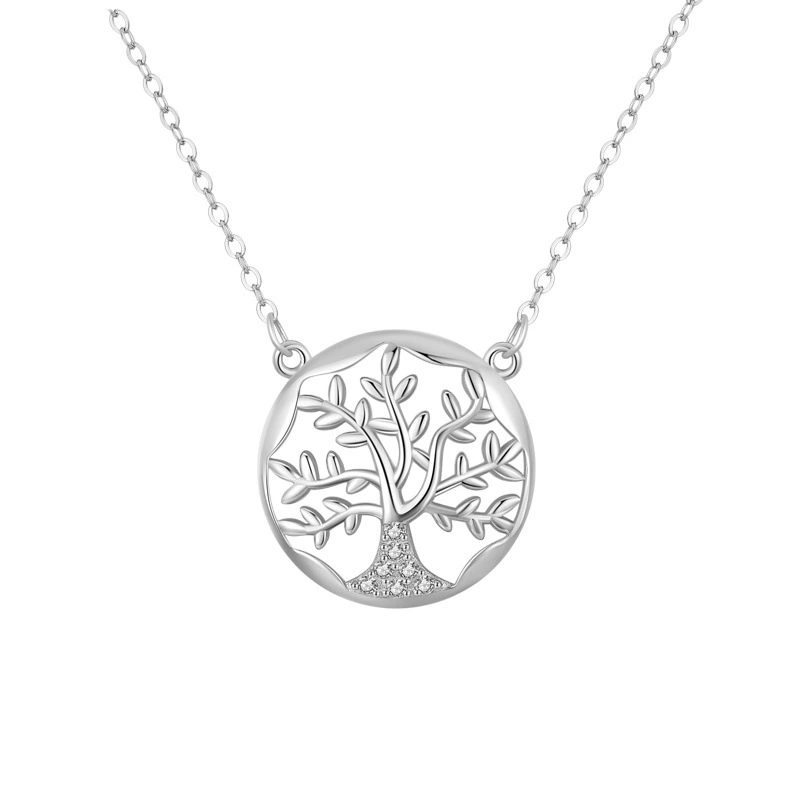 Hainon 925 sterling silver necklace Life tree romantic Anniversary gifts necklace 2022 1