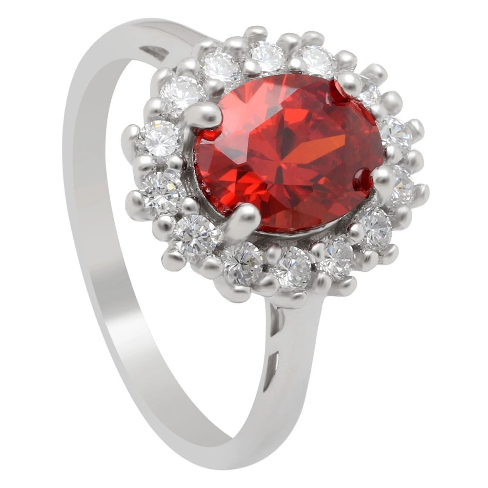 925 Sterling silver Ring Fashion Women's Jewelry diamond engagement ring support 5-12# Wholesale diamond ring 1