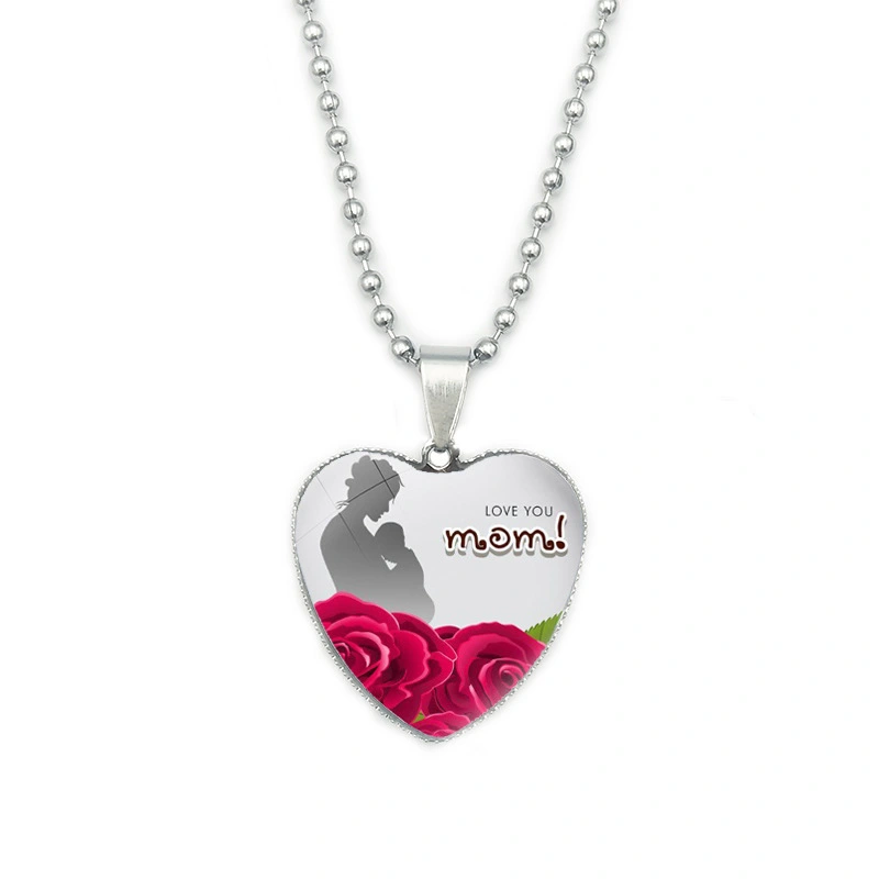 Hainon Summer new jewelry necklace Fashion Mother's Day gift MOM jewelry custom necklace Spot wholesale 1
