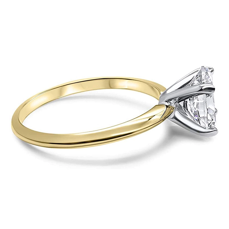 Hainon new fashion wholesale Platinum Plated zircon Ring for Women adjustable rings wedding ring gift card 1