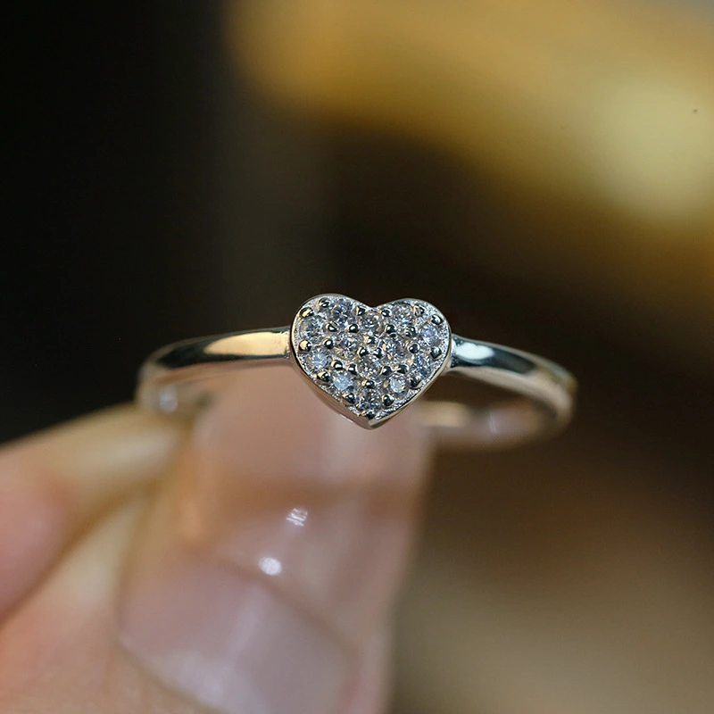 Hainon 2022 European and American New LOVE ring simple ring female stacking niche design for girlfriend1 1