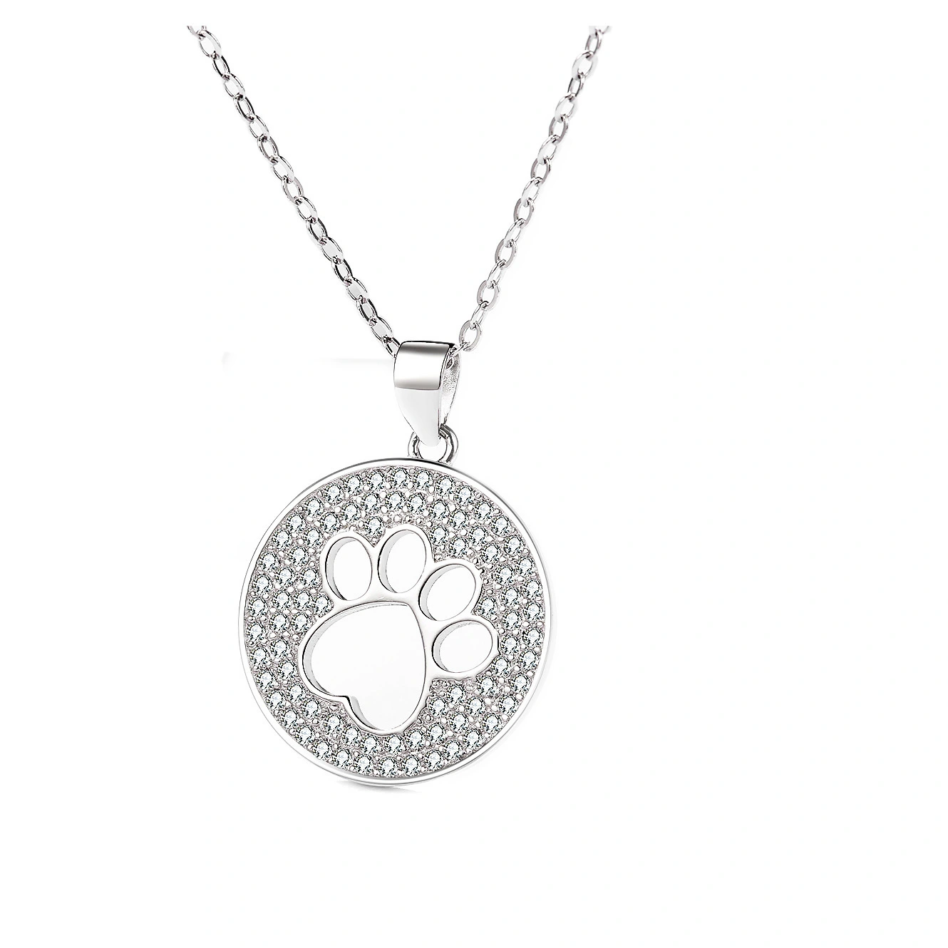 Hainon Paw Print Necklace Dog Jewelry for Women Lovely Animal Choker Necklace  Minimalist Jewelry wholesale 1