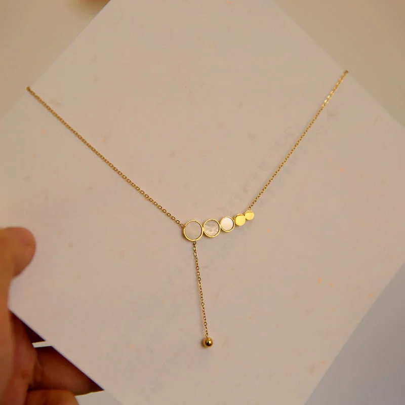 Hainon S925 sterling silver female niche design light luxury high end necklace clavicle chain female wholesale 1