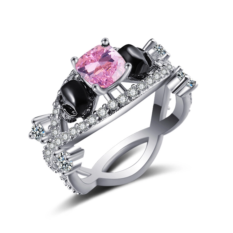 Hainon Creative rings for women Simple skull personality jewelry rings jewelry women dropshipping 1