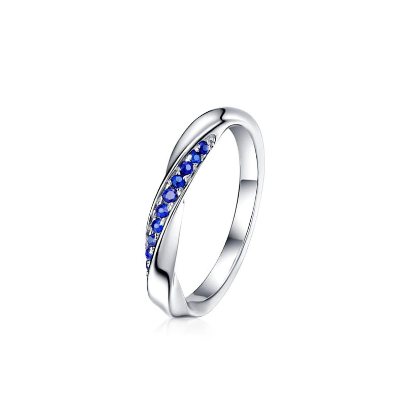 Hainon Jewelry fashion accessories ring crystal cz silver adjustable wedding engagement rings 1