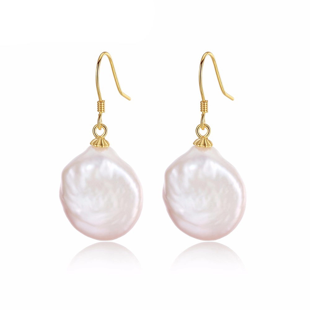 Hainon Irregular Imitation Pearl drop Earring Dangle Earrings Original Earrings Jewelry Gift card flannel bag set 1