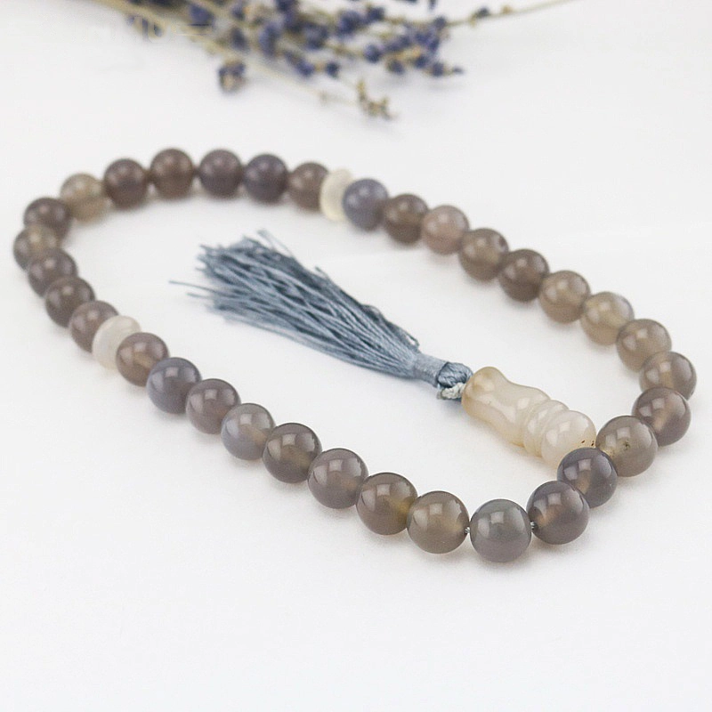 Prayer beads Wrap Bracelet 33 8mm Prayer Meditation Natural Gemstone Jewelry for Women Men 1